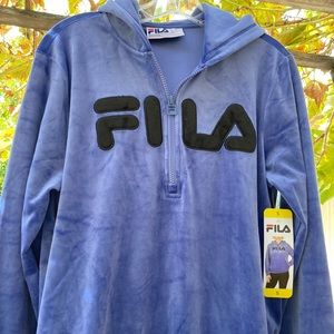FILA WOMEN 1/4 ZIP PULLOVER HOODIE